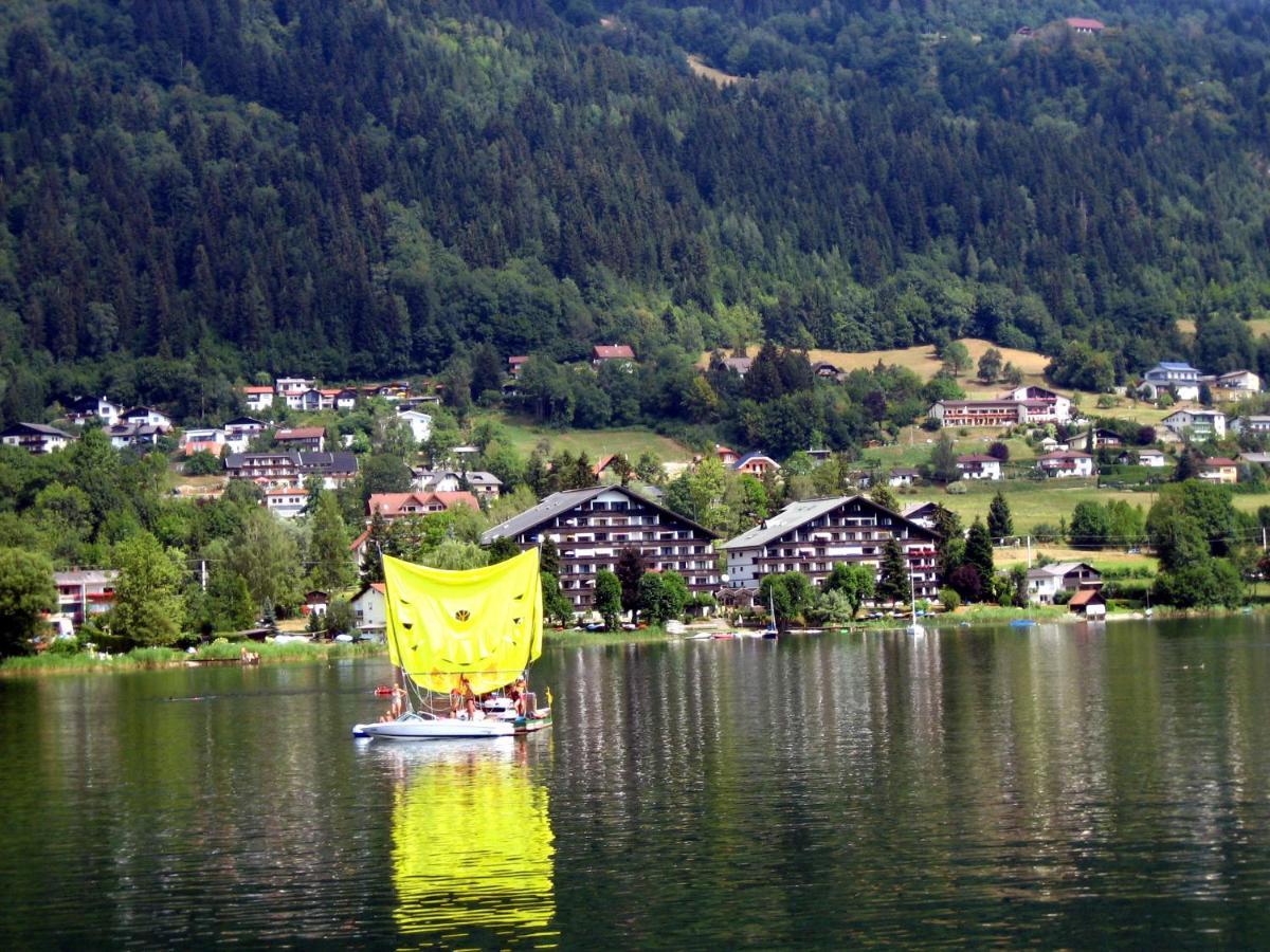 Maren Seeblick Appartement Haus Haensel&Gretel Direkt Am Ossiacher See Mit Hallenbad Skiarena Gerlitzen Stiegl Luaran gambar